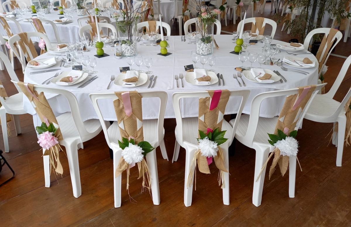 Table ovale mariage